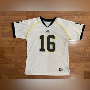 Michigan Wolverines Football Jersey Youth XL Adidas Denard Robinson Go Blue NCAA